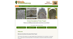 Desktop Screenshot of illinoisgravestones.org
