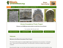 Tablet Screenshot of illinoisgravestones.org